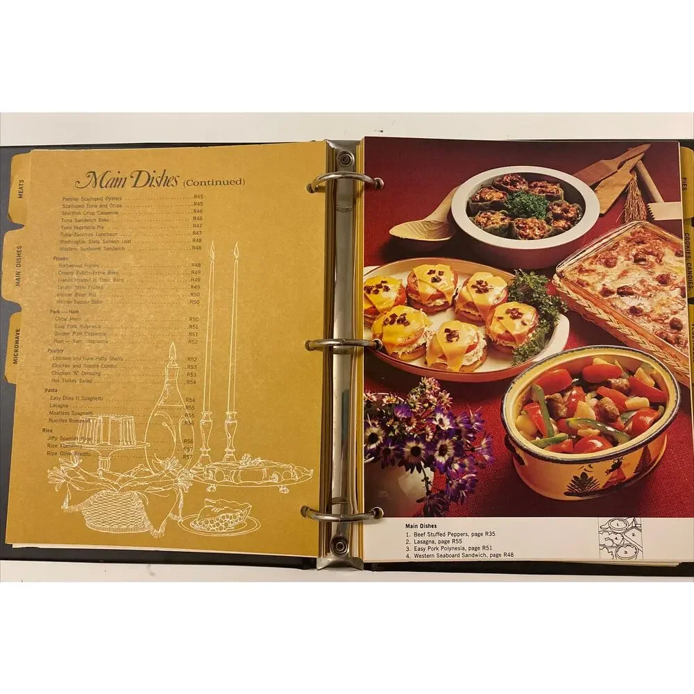 GE Microwave Oven Cookbook Vintage‎ 1980's Pub. No. 49-4002 Part No. 725A465P18